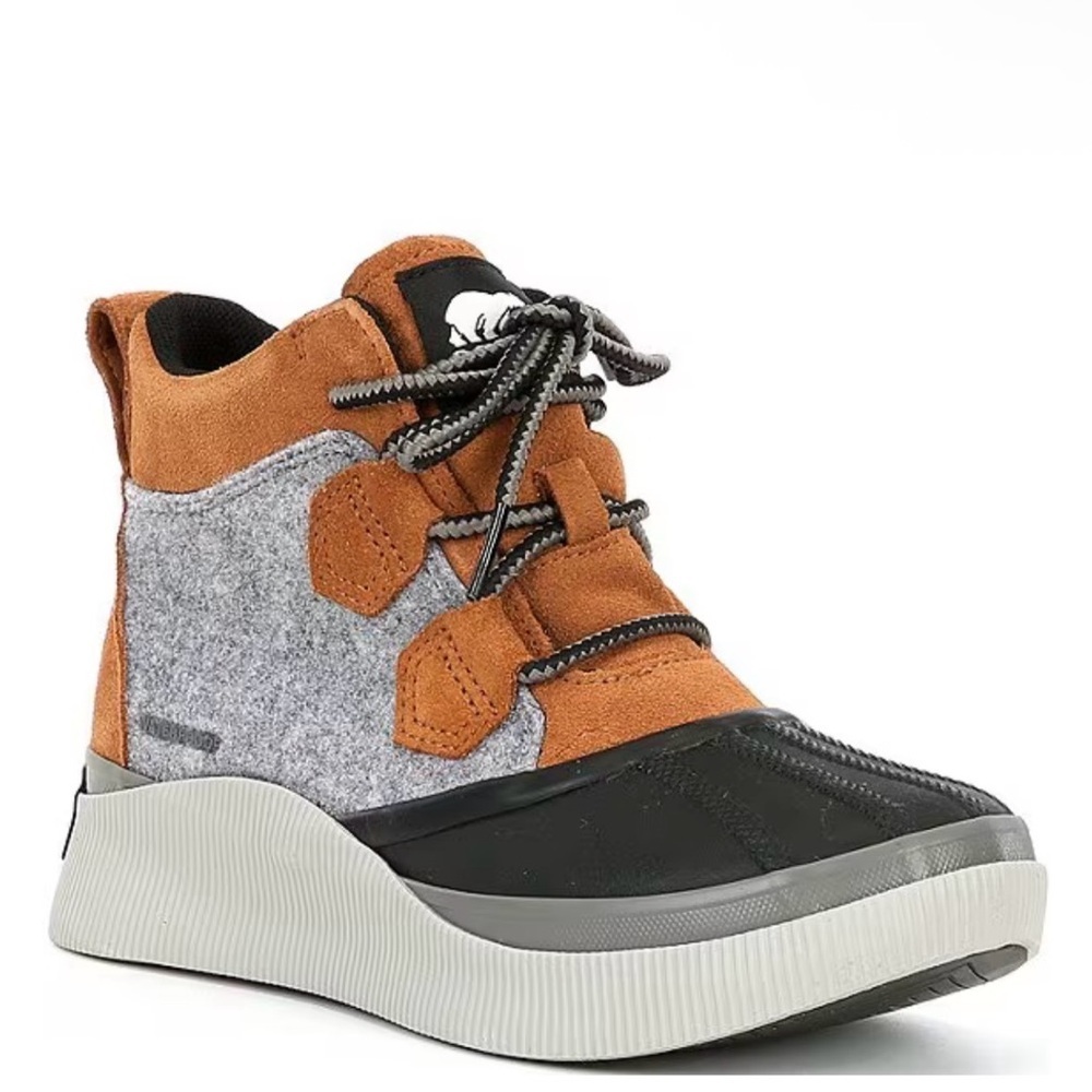 Sorel Kids' Orange and Gray Boots